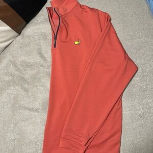 Masters Men's Coral Zip-Up Sweater